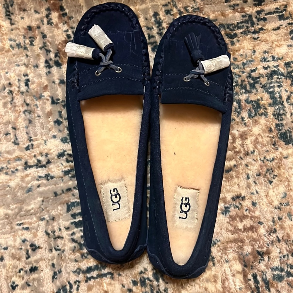 Navy blue Ugg flats